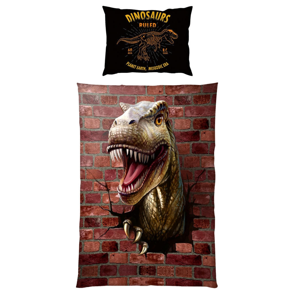 XXXL DETSKÉ OBLIEČKY DINOSAURUS 140/200 cm XXXL